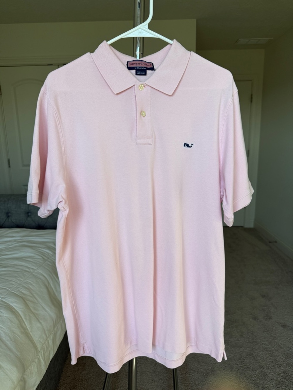 Vineyard Vines Men’s Polo Shirt - Light Pink
